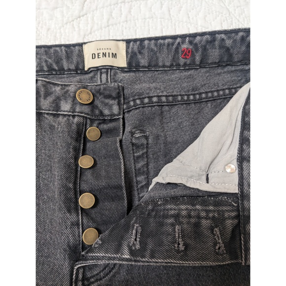 Sézane Women's Black and Grey Jeans - Picture 4 of 4